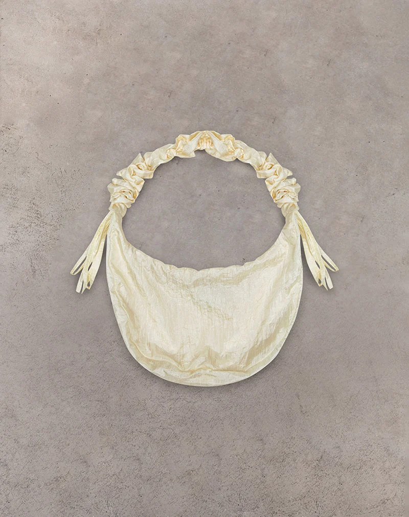 Ali-Tasche aus Fallschirm in Elfenbein