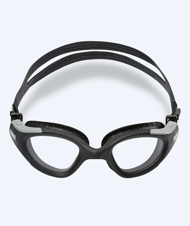 Watery Schwimmbrille für Freizeitschwimmer - Kelvin Active - Schwarz/Klar