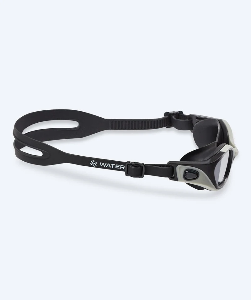 Watery Schwimmbrille für Freizeitschwimmer - Clyde Active - Grau (Smoke Scheiben)