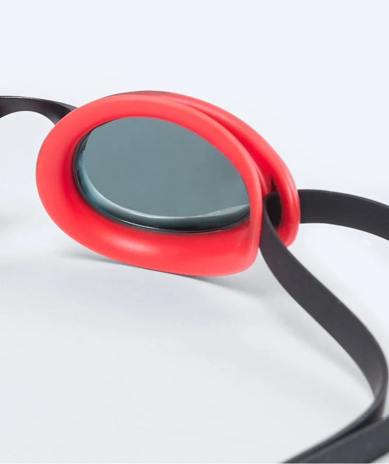Watery Elite Schwimmbrillen - Poseidon Ultra Mirror - Rot/Silber