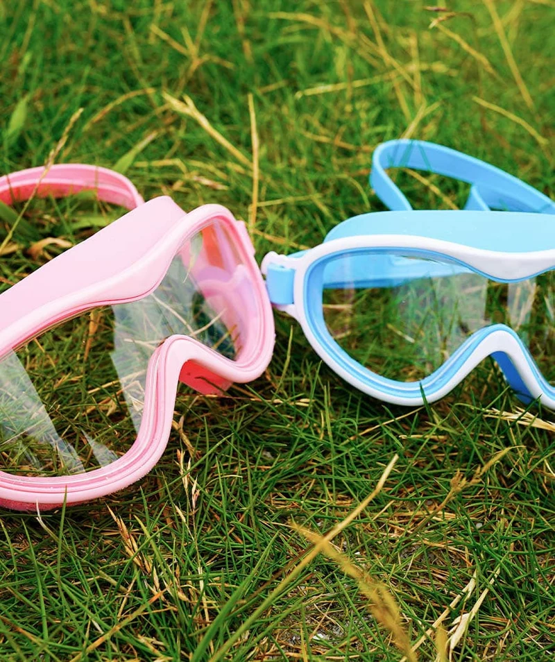 Watery Schwimmbrille für Kinder - Bradford - Blau/Weiß