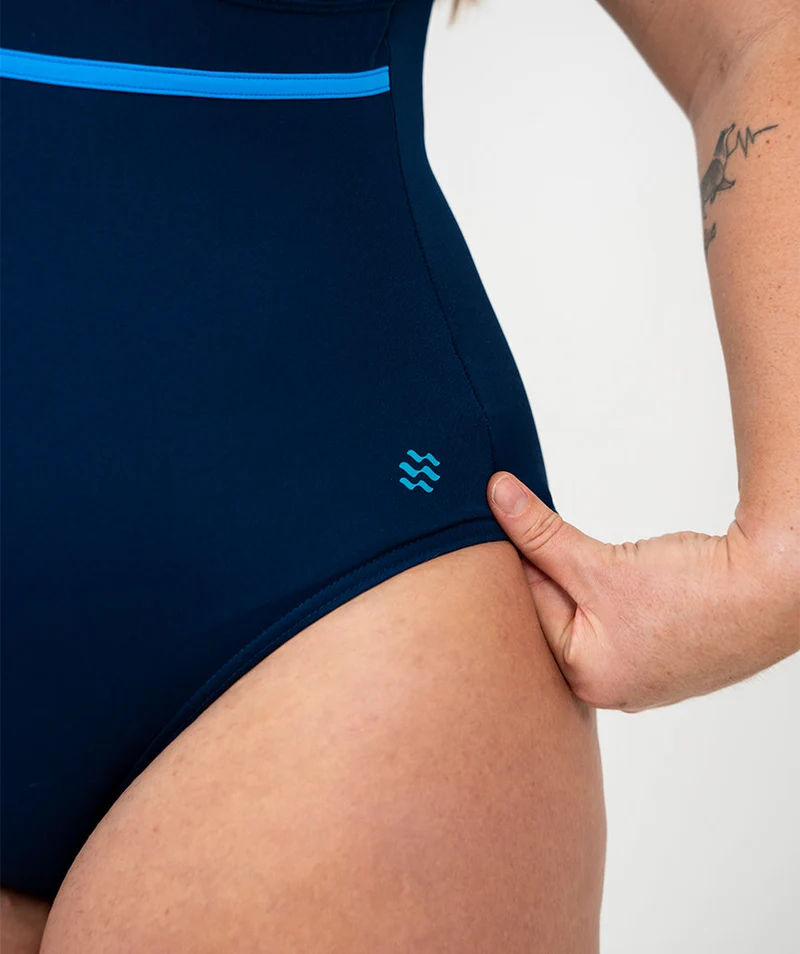 Watery Badeanzug für Damen - Vivien - Dunkelblau