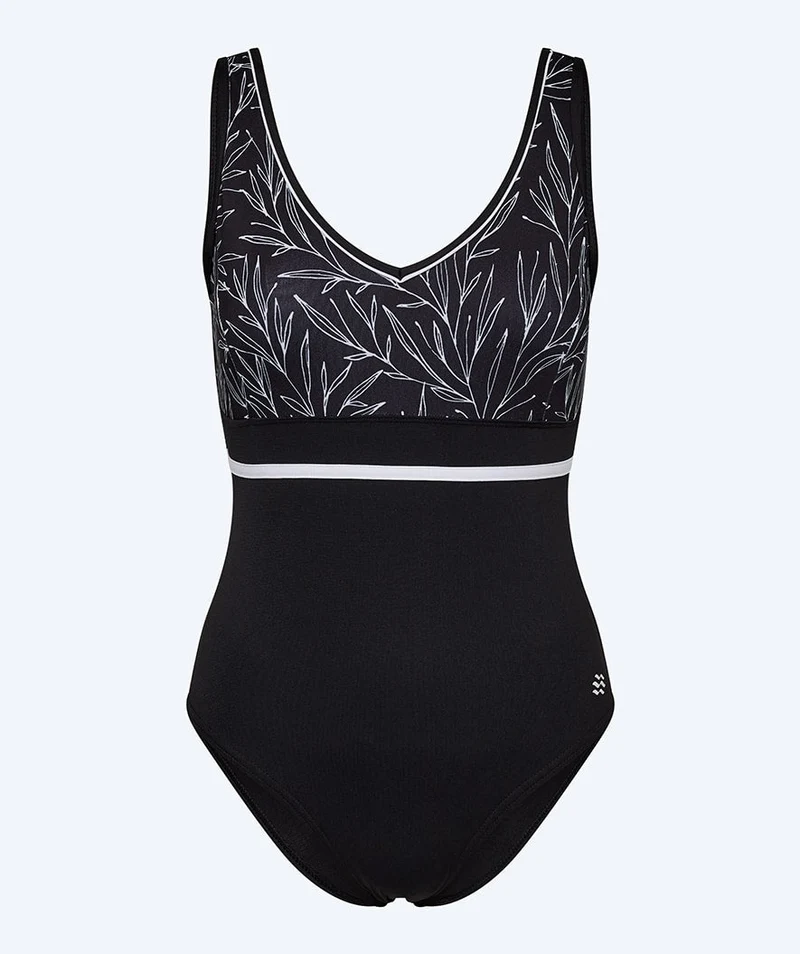 Watery Badeanzug für Damen - Vivien - Schwarz/Weiß