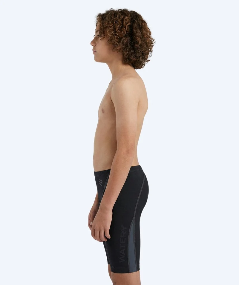Watery Wettkampf Badehose für Jungen - Rapidskin 2.0 - Schwarz