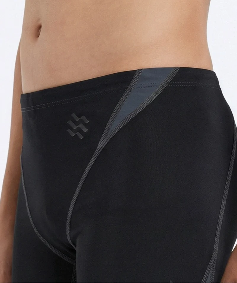 Watery Wettkampf Badehose für Jungen - Rapidskin 2.0 - Schwarz