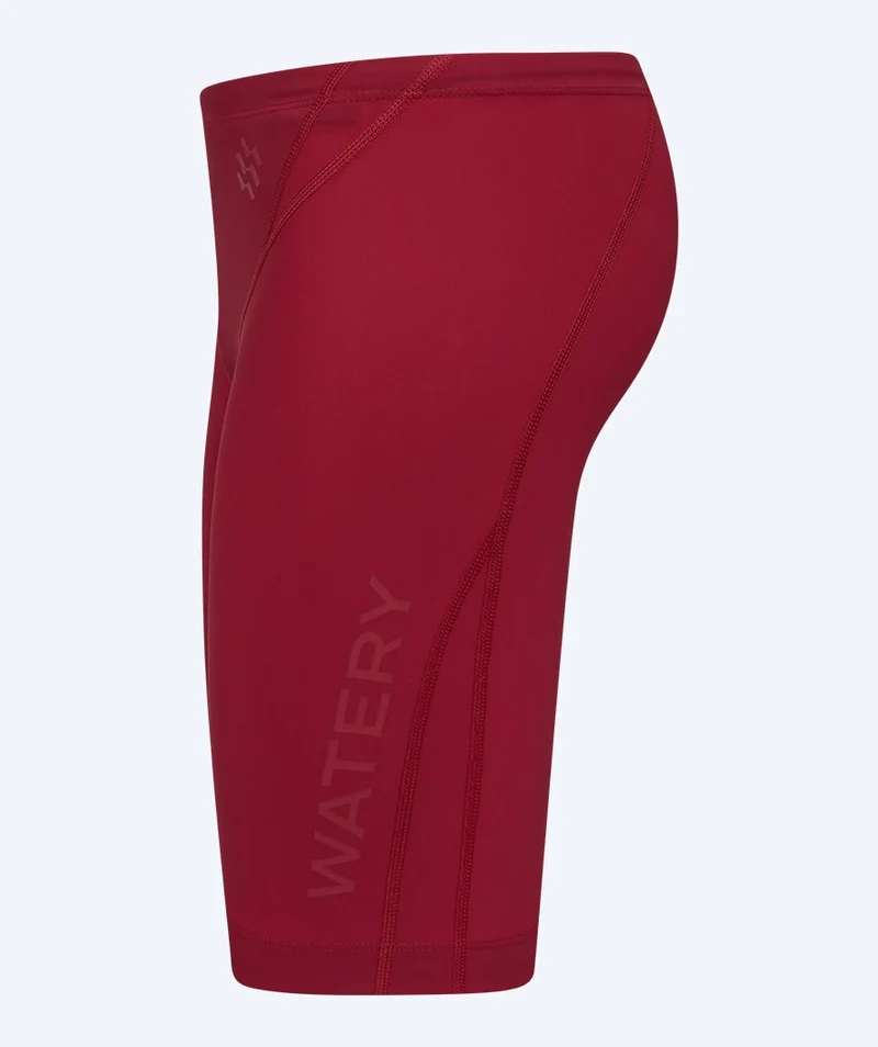 Watery Wettkampf Badehose für Jungen - Rapidskin 2.0 - Rot
