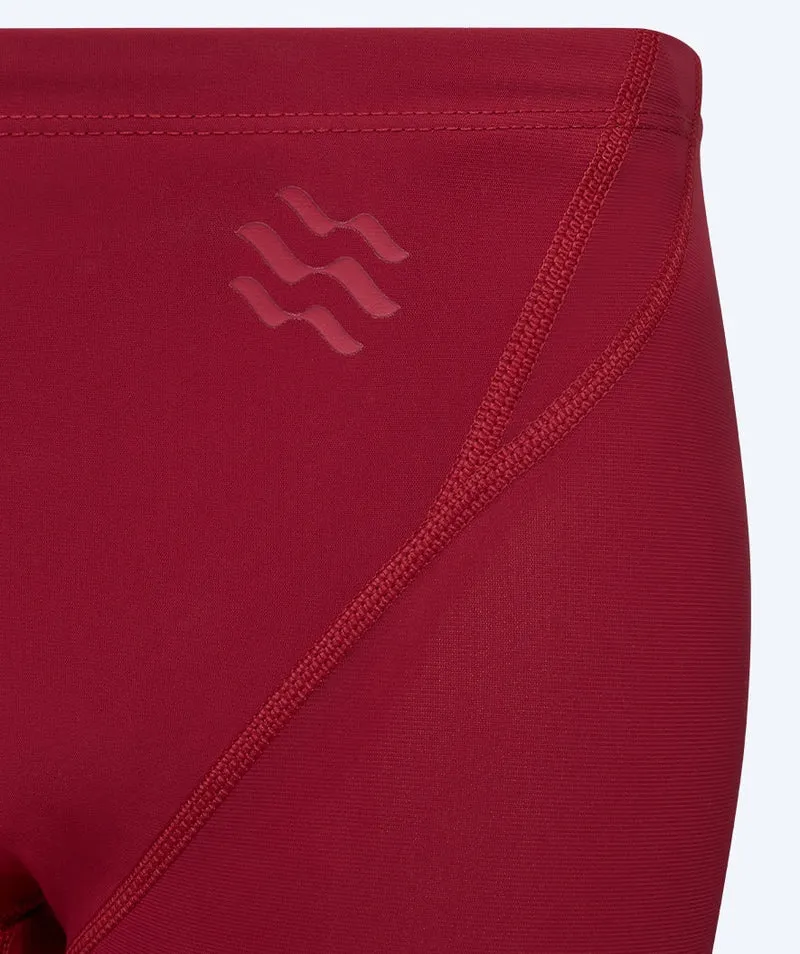 Watery Wettkampf Badehose für Jungen - Rapidskin 2.0 - Rot