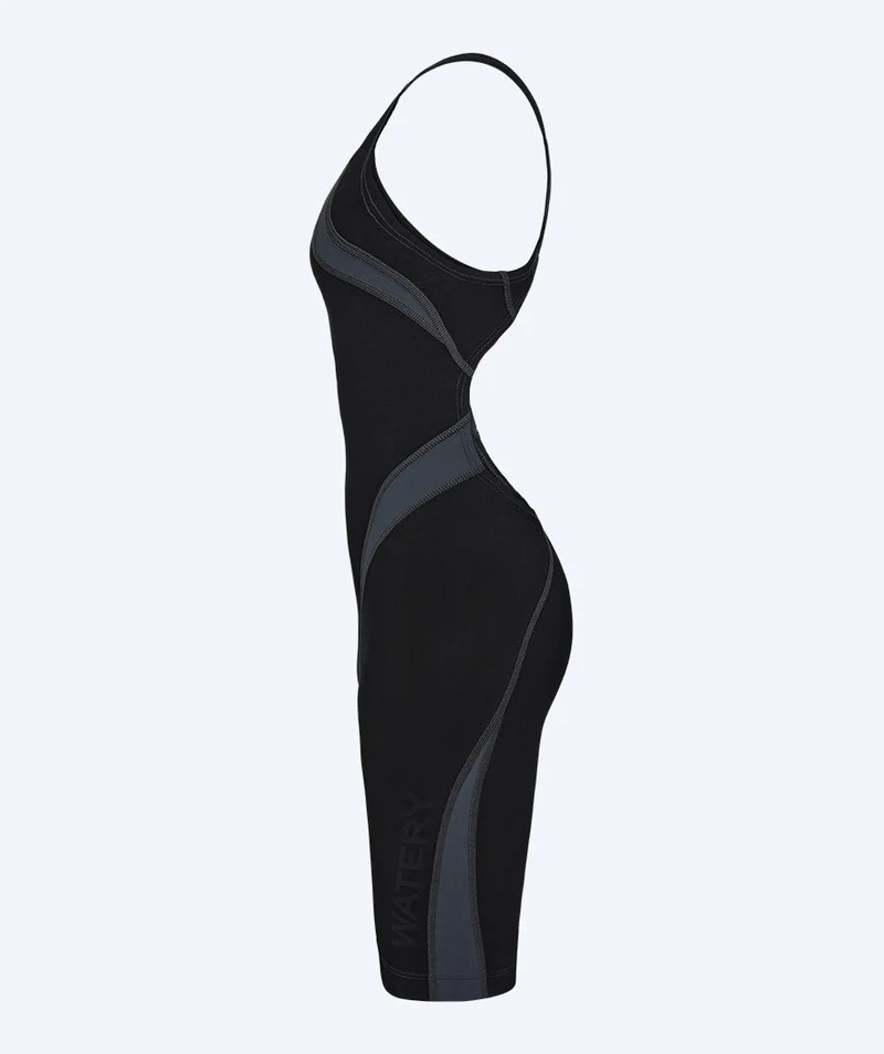 Watery Wettkampf Badeanzug für Damen - Rapidskin 2.0 - Schwarz