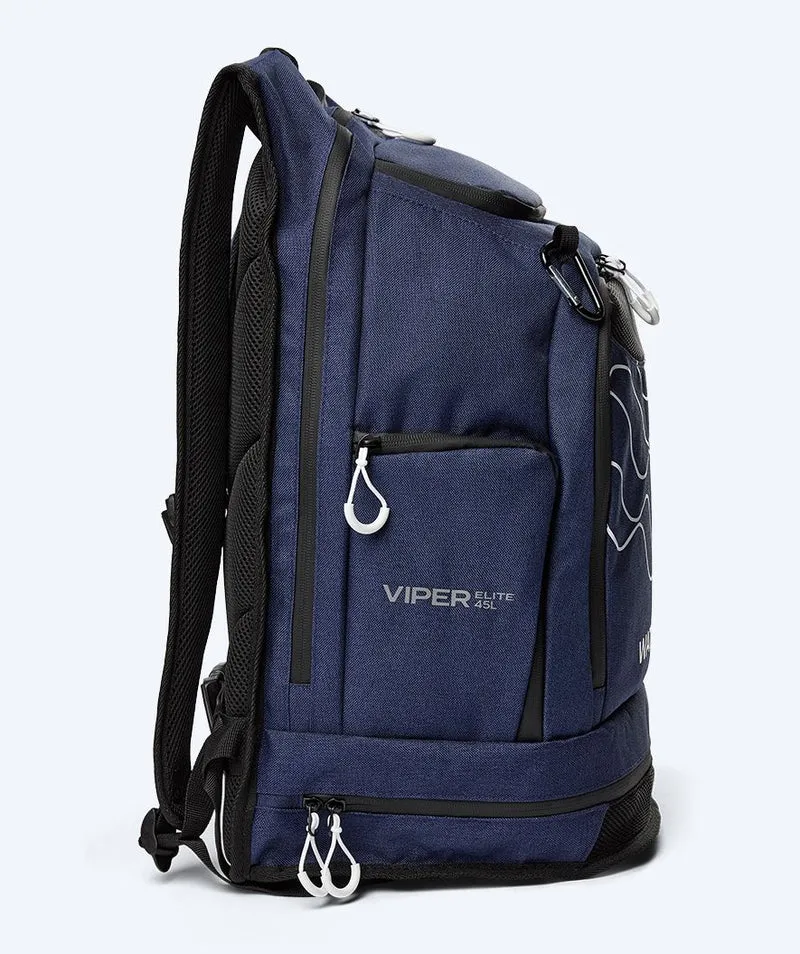 Watery Schwimmrucksack - Viper Elite 45L - Dunkelblau/Weiß