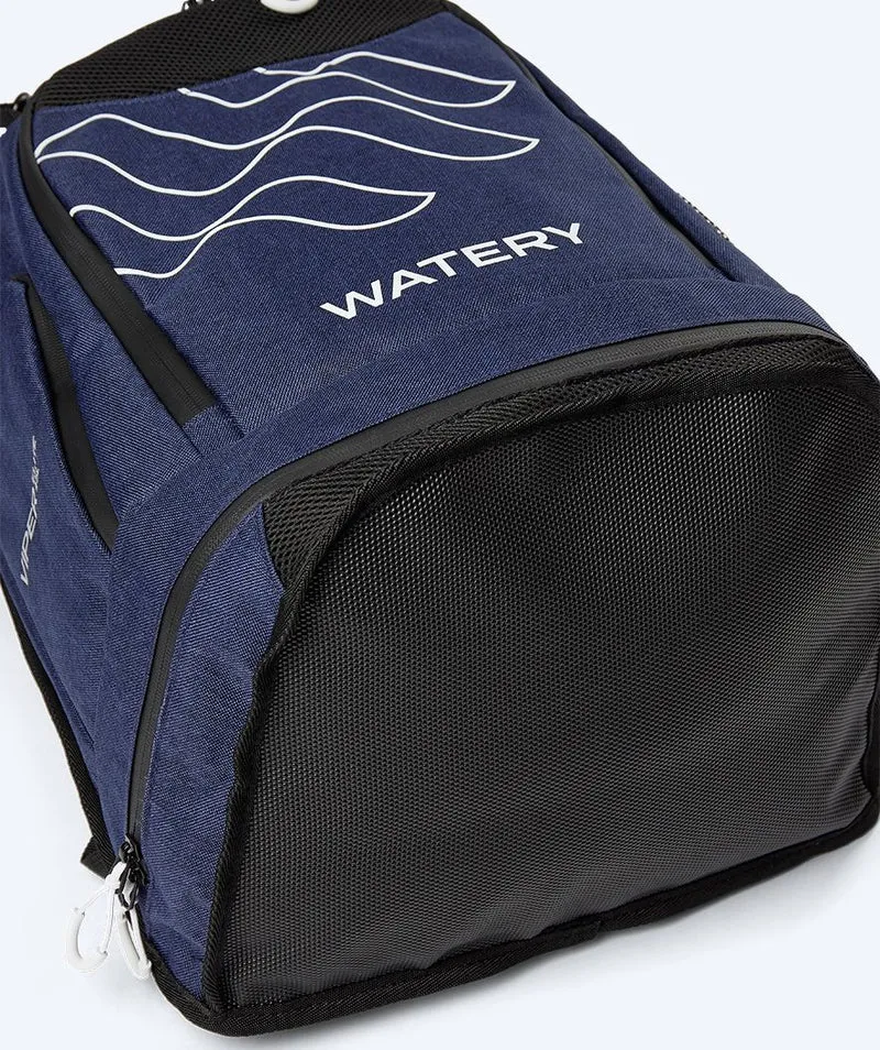 Watery Schwimmrucksack - Viper Elite 45L - Dunkelblau/Weiß