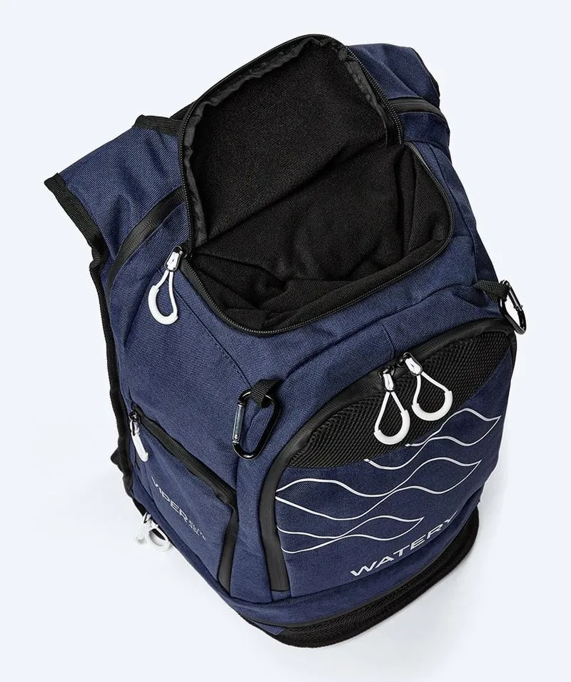 Watery Schwimmrucksack - Viper Elite 45L - Dunkelblau/Weiß