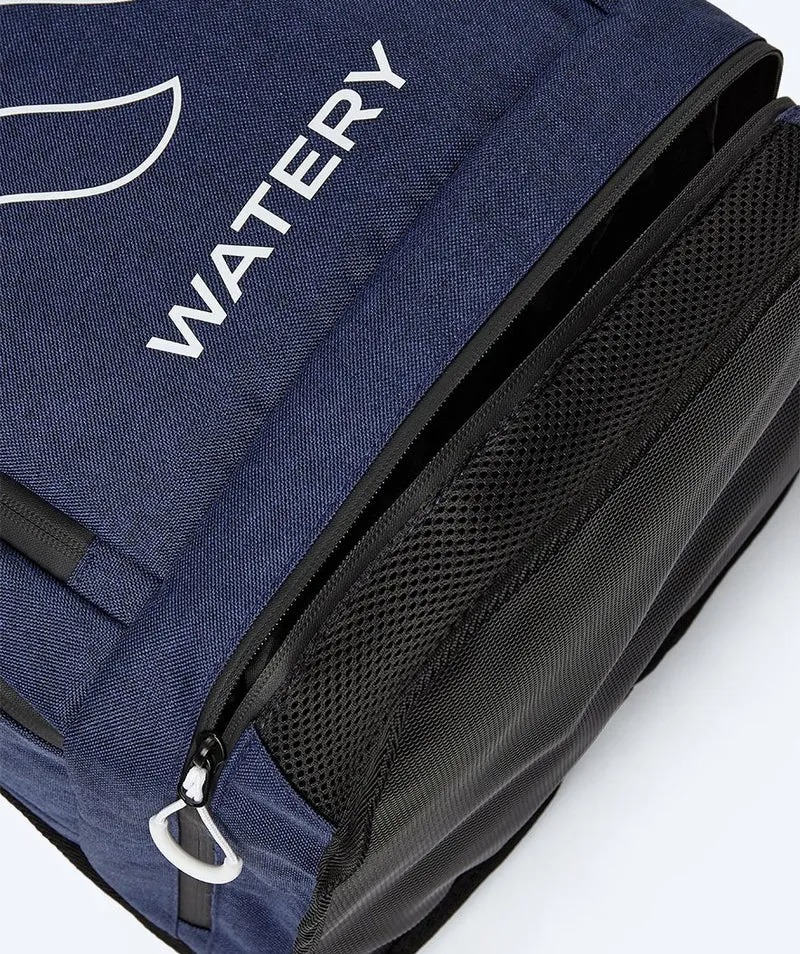 Watery Schwimmrucksack - Viper Elite 45L - Dunkelblau/Weiß