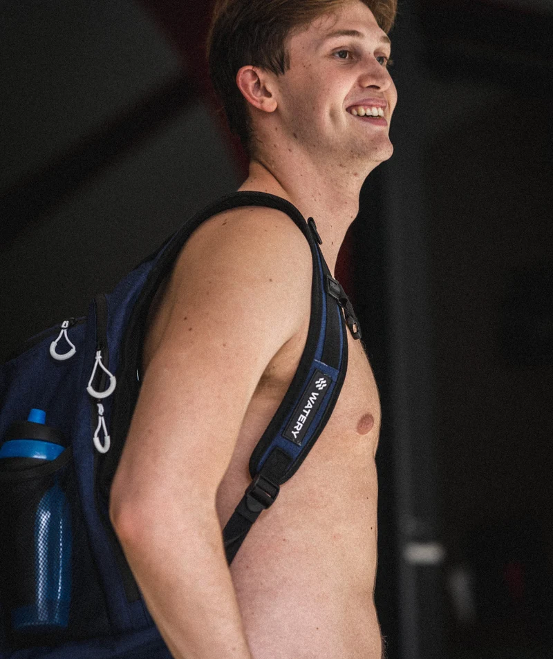 Watery Schwimmrucksack - Viper Elite 45L - Dunkelblau/Weiß