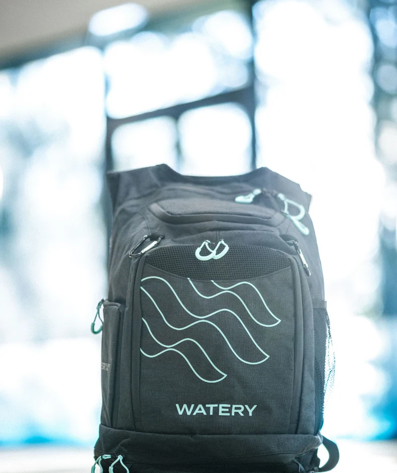 Watery Schwimmrucksack - Viper Elite 45L - Dunkelblau/Weiß