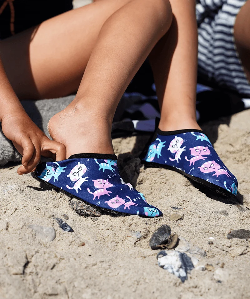 Watery Schwimmsocken für Kinder - Irving - Cats