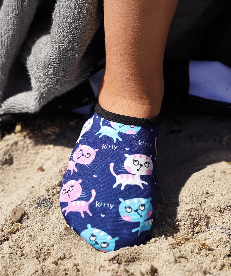 Watery Schwimmsocken für Kinder - Irving - Cats