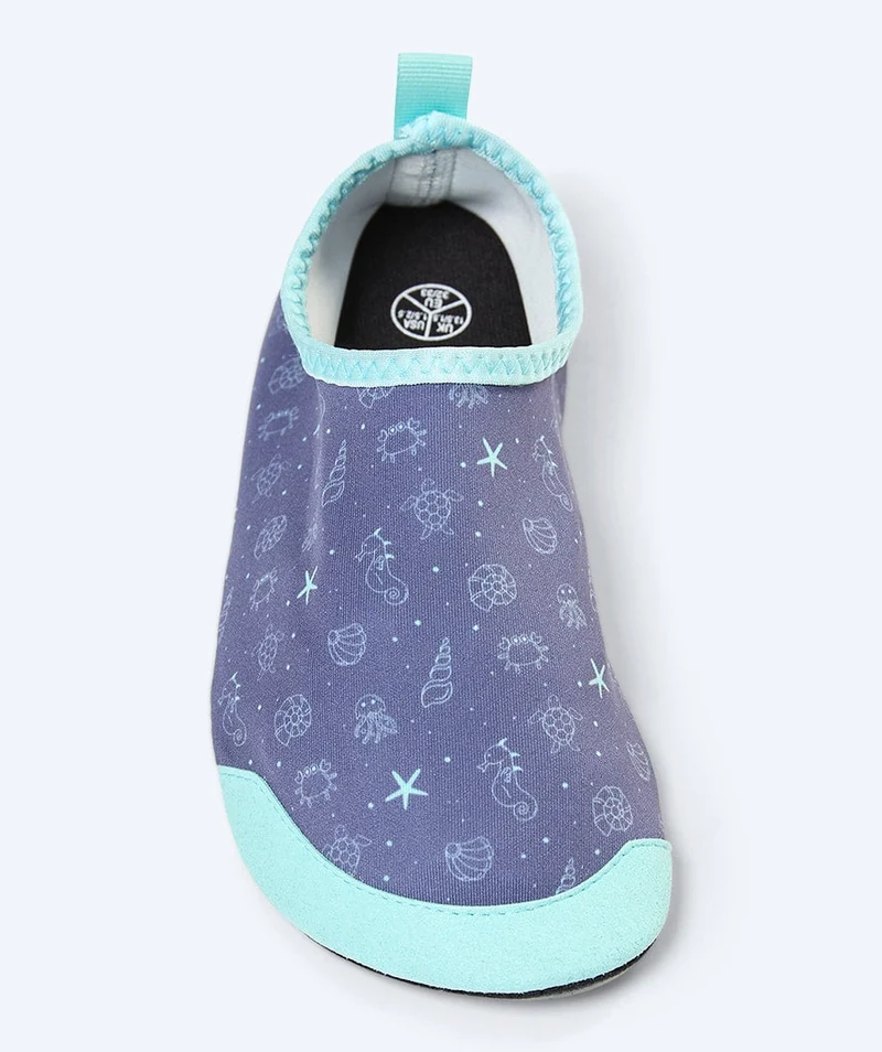 Watery Schwimmsocken für Kinder - Seadon - Atlantic Turquoise