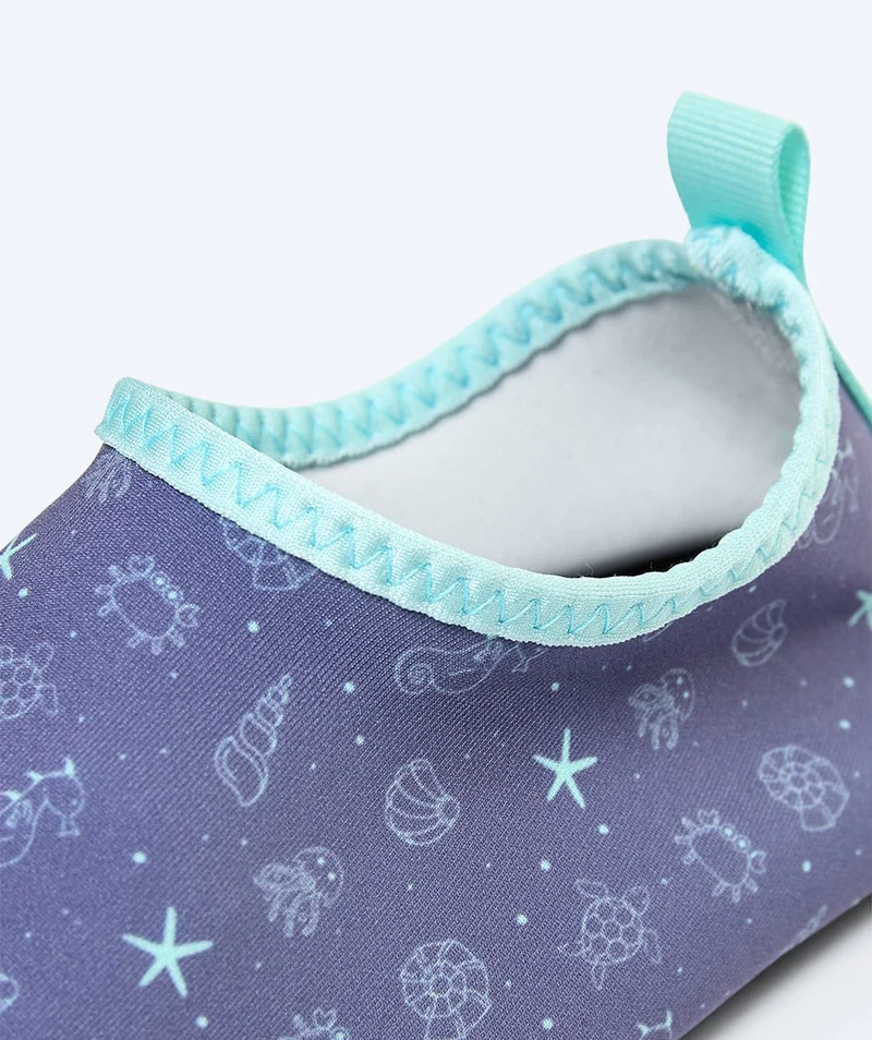 Watery Schwimmsocken für Kinder - Seadon - Atlantic Turquoise