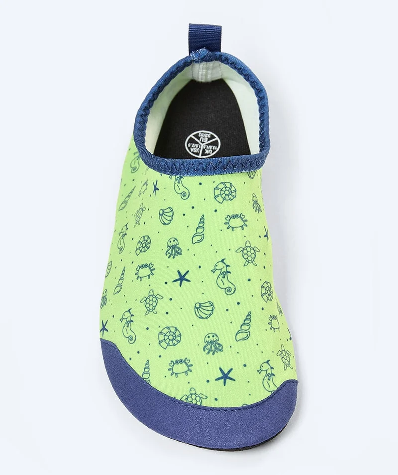 Watery Schwimmsocken für Kinder - Seadon - Atlantic Green