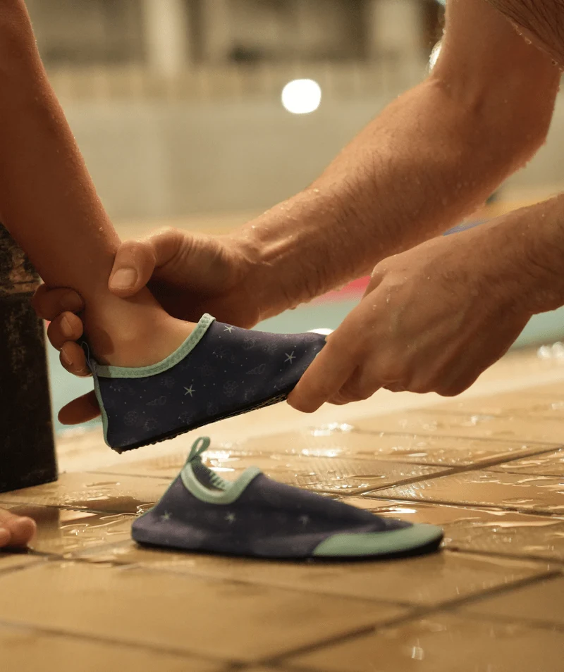 Watery Schwimmsocken für Kinder - Seadon - Atlantic Green