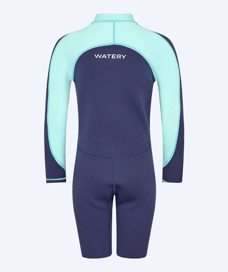 Watery UV Neoprenanzug für Kinder - Calypso Langarm - Atlantic Turquoise