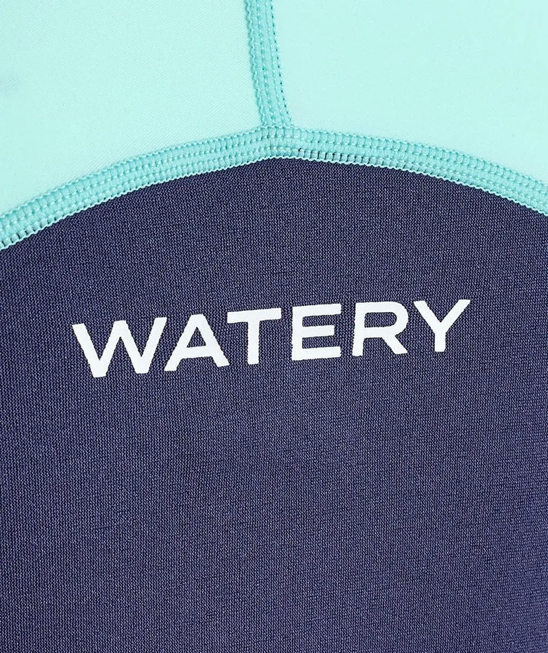 Watery UV Neoprenanzug für Kinder - Calypso Langarm - Atlantic Turquoise