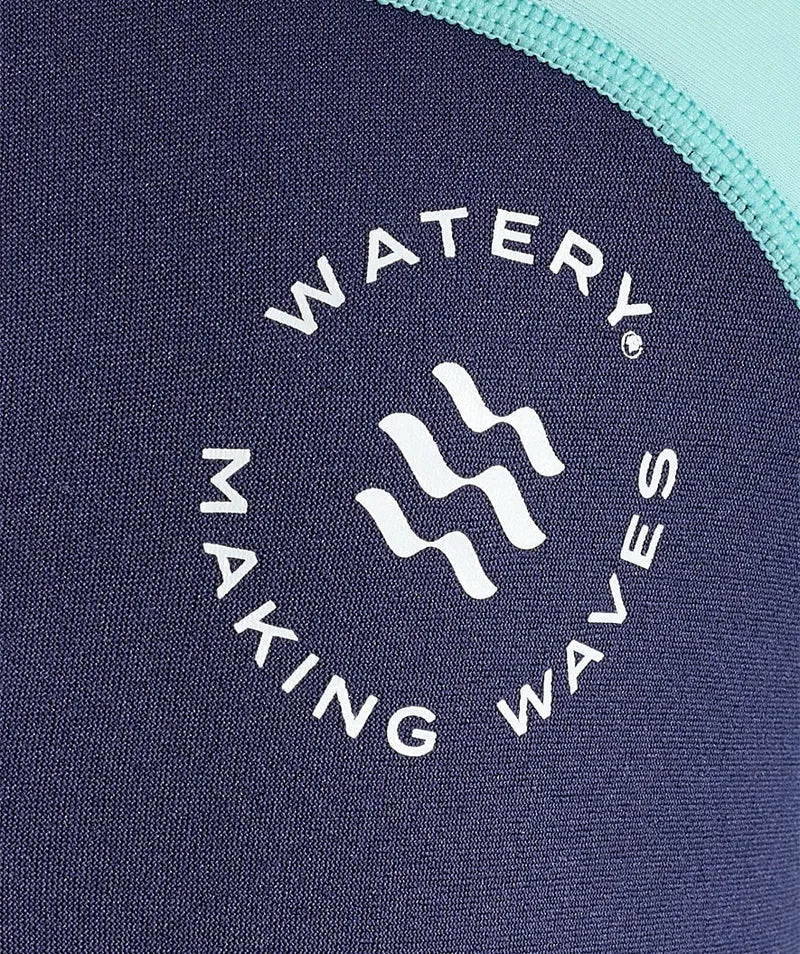 Watery UV Neoprenanzug für Kinder - Calypso Langarm - Atlantic Turquoise