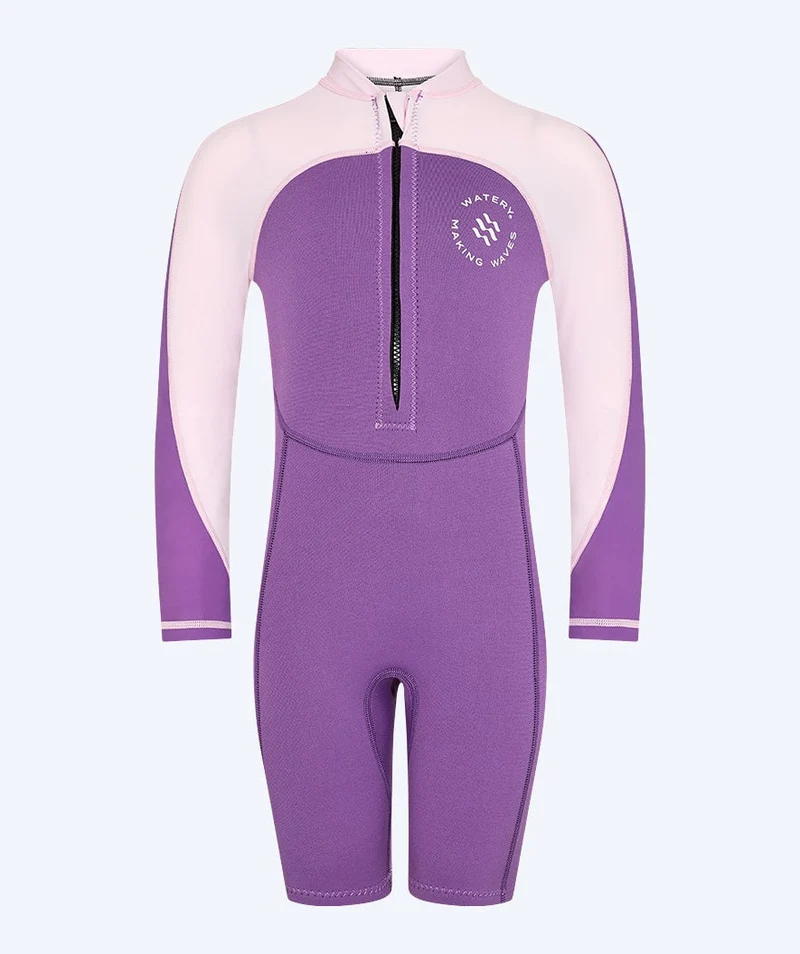 Watery UV Neoprenanzug für Kinder - Calypso Langarm - Atlantic Purple