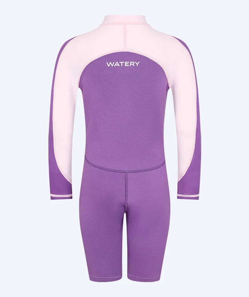 Watery UV Neoprenanzug für Kinder - Calypso Langarm - Atlantic Purple