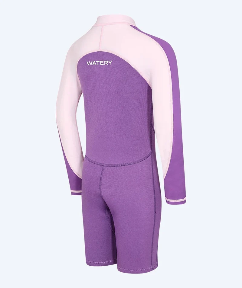 Watery UV Neoprenanzug für Kinder - Calypso Langarm - Atlantic Purple