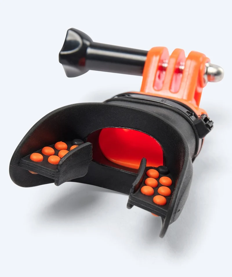 Watery Mundhalterung Go-Pro - Schwarz/Orange