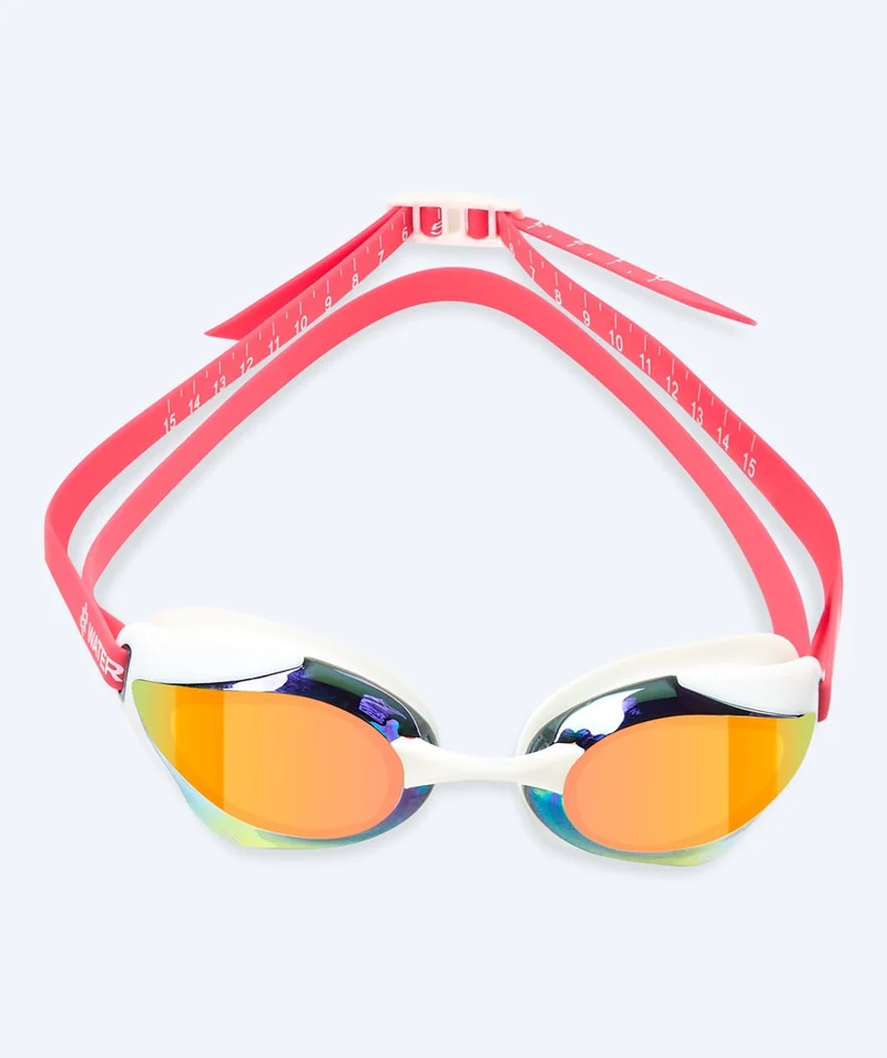 Watery Elite Schwimmbrillen - Poseidon Ultra Mirror - Rosa/Gold