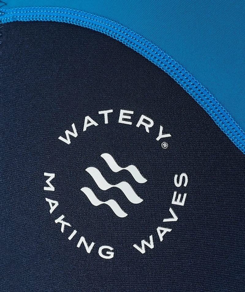 Watery UV Neoprenanzug für Kinder - Calypso Shorty - Dunkelblau