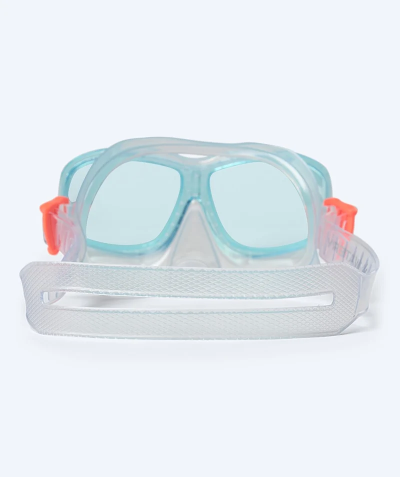 Watery Combo Schnorchelset für Kinder (4-10) - Wyre - Weiß/Blau
