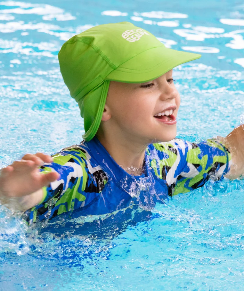 Beco Sonnenhut für Kinder - Sealife - Grün