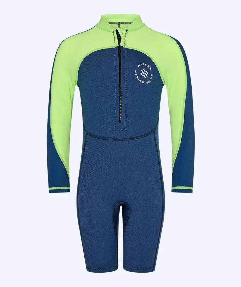 Watery UV Neoprenanzug für Kinder - Calypso Langarm - Atlantic Green