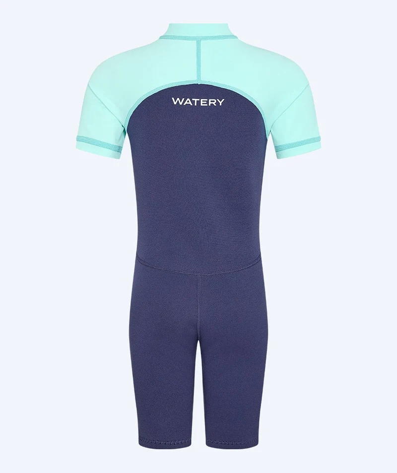 Watery UV Neoprenanzug für Kinder - Calypso Shorty - Atlantic Turquoise