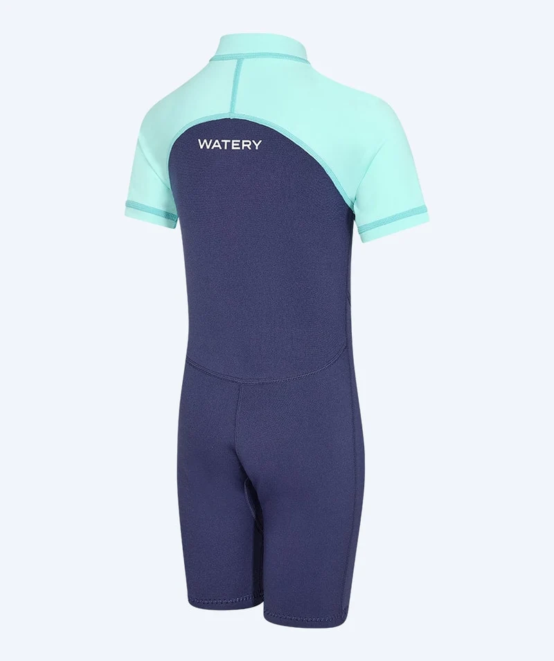 Watery UV Neoprenanzug für Kinder - Calypso Shorty - Atlantic Turquoise