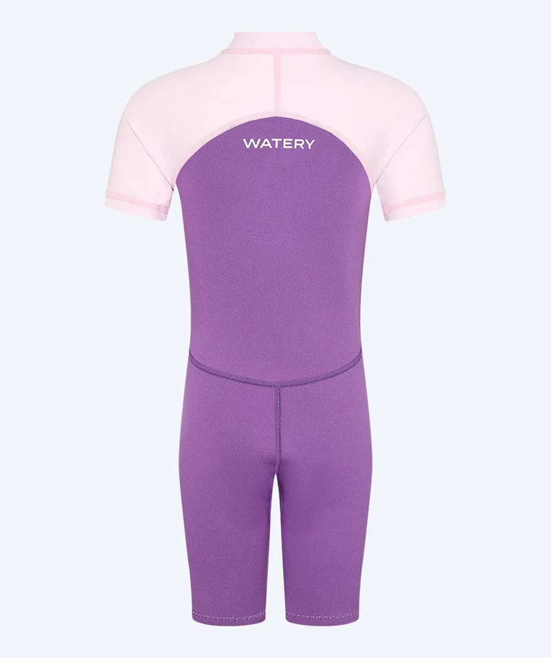 Watery UV Neoprenanzug für Kinder - Calypso Shorty - Atlantic Purple