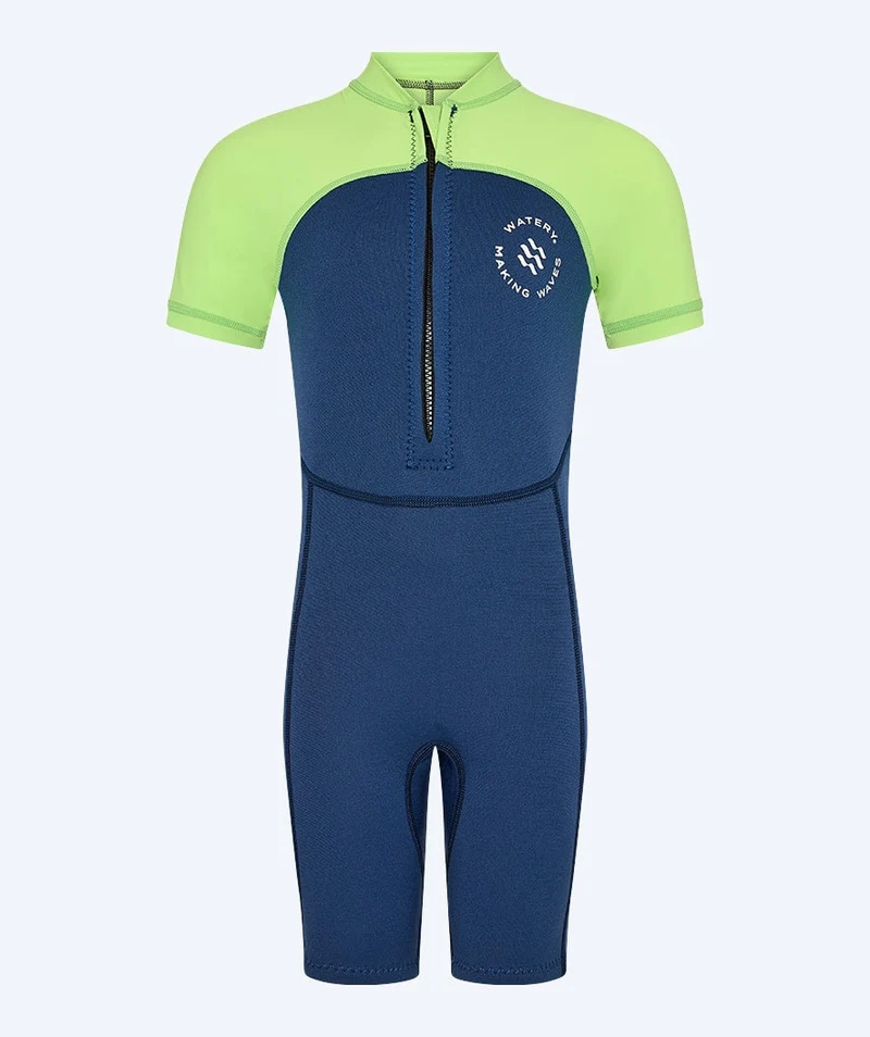 Watery UV Neoprenanzug für Kinder - Calypso Shorty - Atlantic Green