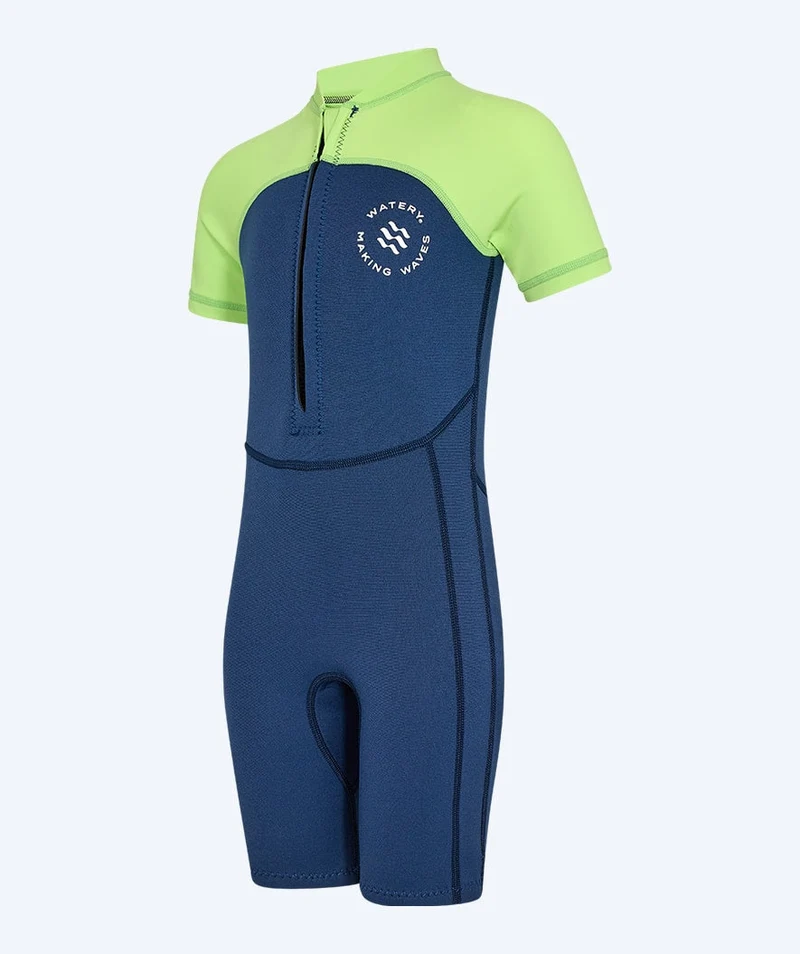 Watery UV Neoprenanzug für Kinder - Calypso Shorty - Atlantic Green