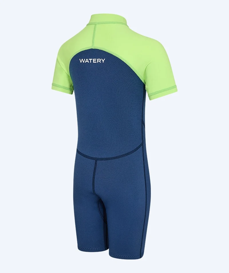 Watery UV Neoprenanzug für Kinder - Calypso Shorty - Atlantic Green