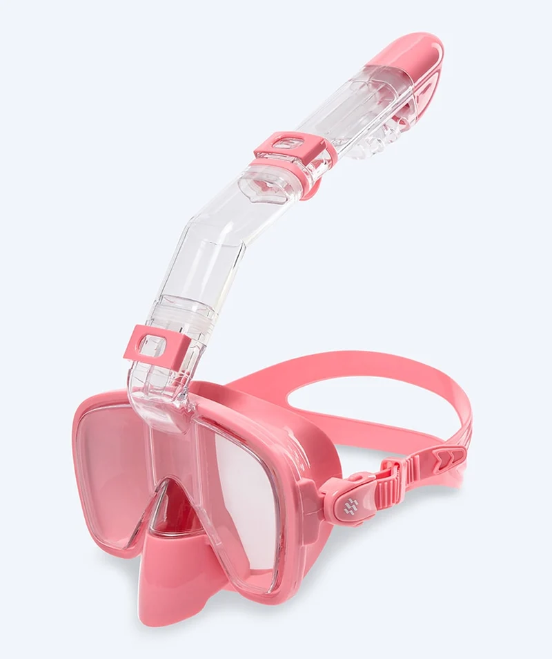 Watery Schnorchelset für Kinder - Fisher/Pearl - Rosa/Rosa