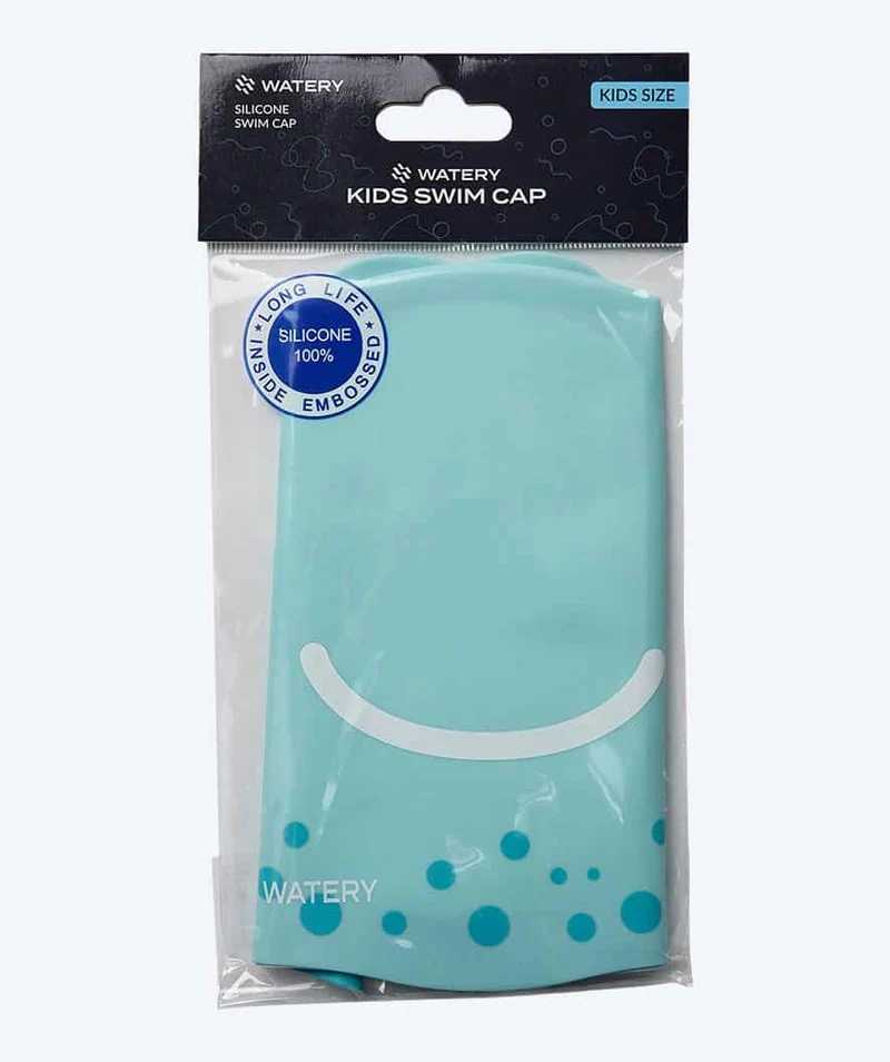 Watery Badekappe für Kinder - Dashers - Frog (Hellblau)