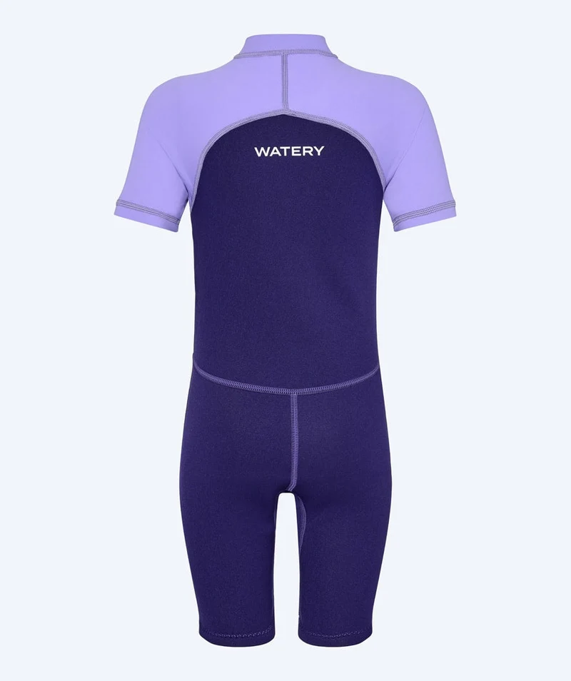 Watery UV Neoprenanzug für Kinder - Calypso Shorty - Lila