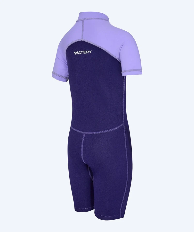 Watery UV Neoprenanzug für Kinder - Calypso Shorty - Lila