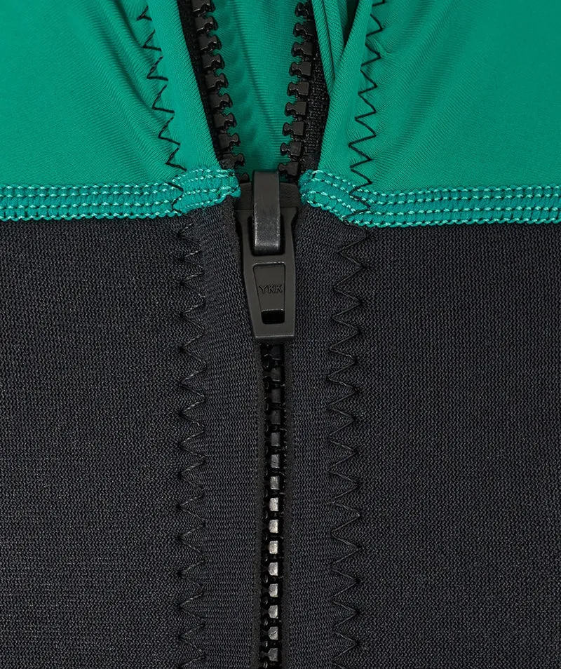 Watery UV Neoprenanzug für Kinder - Calypso Shorty - Grün/Schwarz
