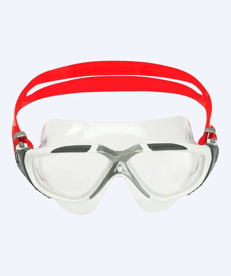 Aquasphere Schwimmmaske - Vista - Weiß/Rot
