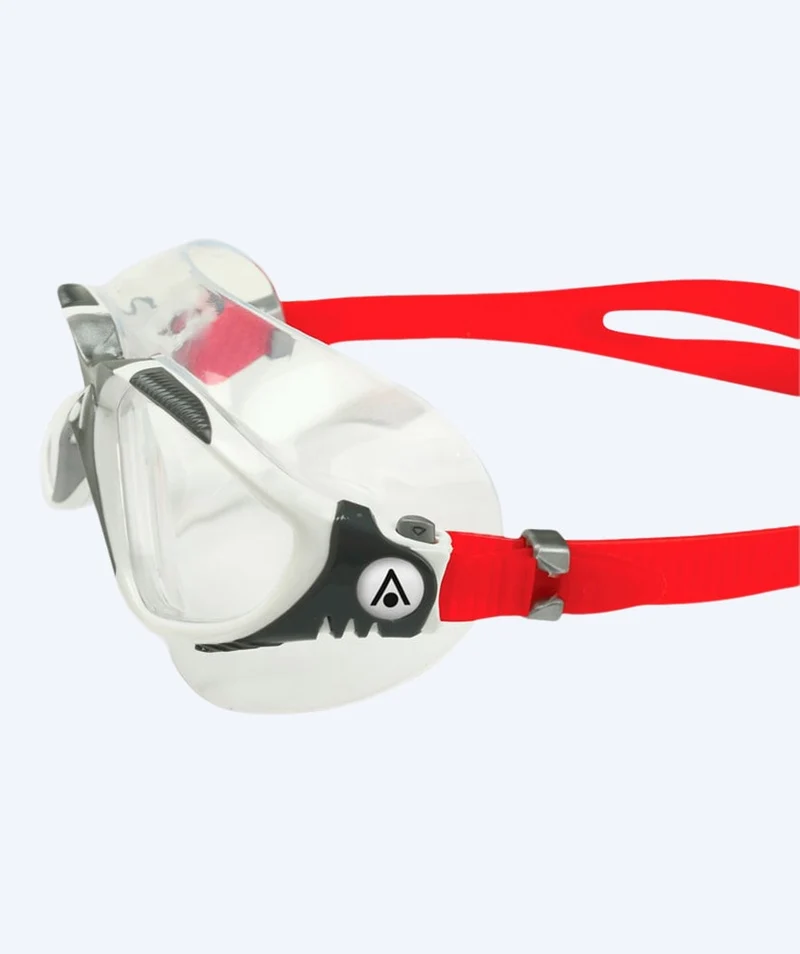 Aquasphere Schwimmmaske - Vista - Weiß/Rot