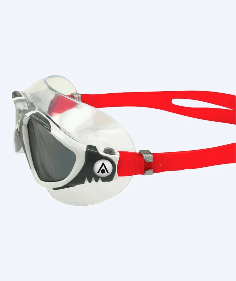 Aquasphere Schwimmmaske - Vista - Weiß/Rot (Smoke Scheiben)